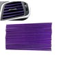20PCS Car Vent Outlet Trim, Waterproof Car Air Conditioner Decoration Strip for Vent Outlet, Flexible Bendable Auto Air Conditioning Vents Decorative Strip, Universal for Most Vehicles(Purple)