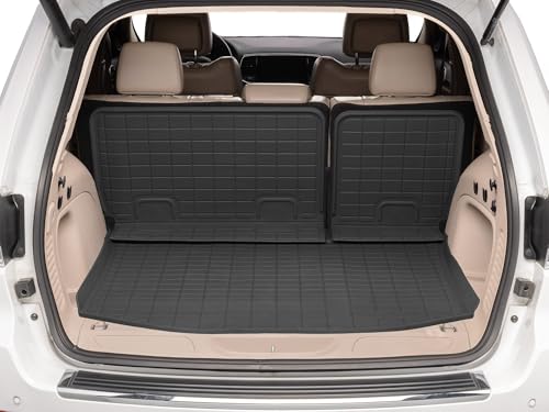 WeatherTech SeatBack Cargo Liner HP for Jeep Grand Cherokee, Grand Cherokee Behind 2nd Row (401502IM), Black - color: Black