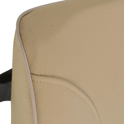 BDK Universal Fit Cushioned Back Car Support Lumbar - (Beige) - color: Beige