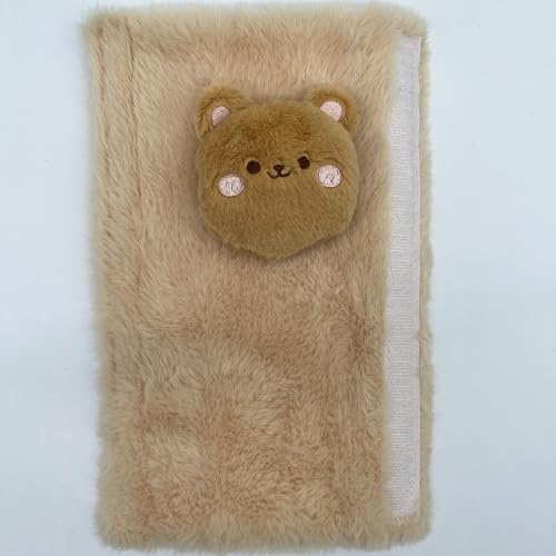 Baby Car Seat Neck Cover, Baby Strap Pad, Car Seat Strap Cover, Car Seat Belt Cover Boy Girl, Baby Neck Pad, Car Strap Pad Fleece, Belt Pad Plush Doll, Seat Belt Pads (Bear Doll in Brown Fleece) - color: Bear doll in brown