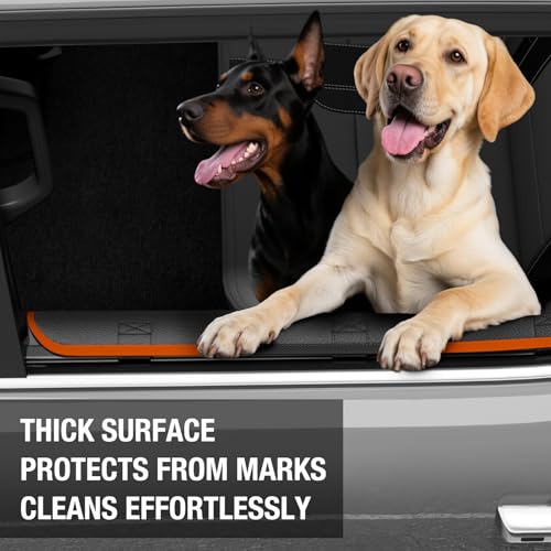 Dog car Door Protector: 20% Larger Designed Dog for Trucks & Large SUVs, 2 Packs [Left + Right] Thickened Waterproof Car Door Protector from Dog Scratching - size: Fit for Large SUV and Trucks