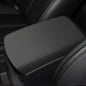 AOMSAZTO Armrest Covers Middle Console Covers for 2017-2022 Nissan Rogue Black with Red Stiches - color: Black with red stiches