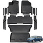 Floor Mats for Honda Odyssey 2018-2026, All Weather Floor Mats Trunk Cargo Liner and Door Sill Guards Accessories, Full Coverage Set - style: For Honda Odyssey | 2018-2026