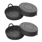 Car Cup Holder Coaster, 4 Pack Universal Car Coasters for Cup Holders, Silicone Non-Slip Vehicle Cup Holder Insert Pads, Insulation Shockproof Drink Mat Car Interior Accessories(Black)