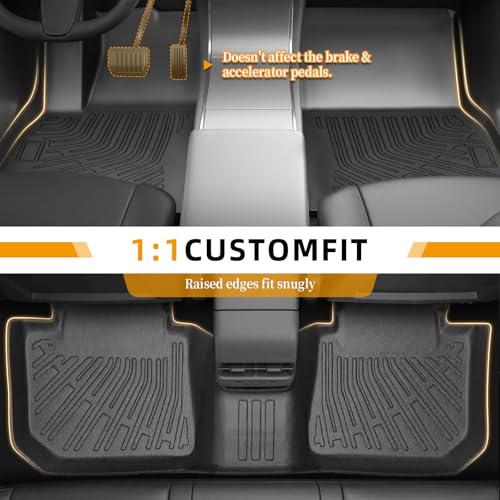 Floor Mats for Subaru Crosstrek 2013-2016-2017, for Subaru Impreza 2012-2016, Front Rear Mats & Cargo Mat, TPE Anti-Slip Waterproof Summer Winter Floor Liners Crosstrek Floor Mats Accessories - style: 11)2012-2017|Crosstrek&Impreza|Floor&Cargo Mats