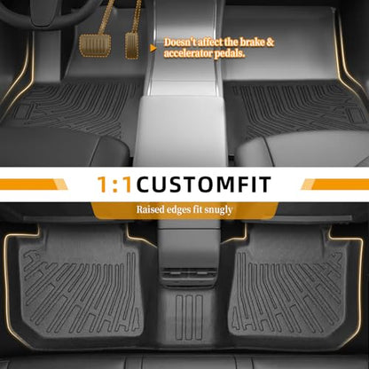 Floor Mats for Subaru Crosstrek 2013-2016-2017, for Subaru Impreza 2012-2016, Front Rear Mats & Cargo Mat, TPE Anti-Slip Waterproof Summer Winter Floor Liners Crosstrek Floor Mats Accessories - style: 11)2012-2017|Crosstrek&Impreza|Floor&Cargo Mats