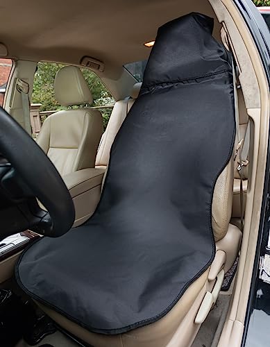 Waterproof Car Seat Cover Automotive Seat Covers for Cars Trucks and SUVs Car Seat Cover Protector Front Seats Black-2