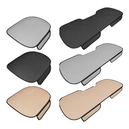 Breathable Ice Silk Cushion Ergonomic Nonslip Seats Protector for Comfort Long Driving