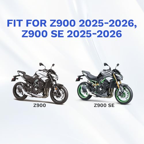 Rear Seat Cowl for Z900 Z900 SE 2025 2026, Mototcycle Tail Passenger Pillion Seat Cover Cowl Fairing Protector (Glossy Black) - color: Glossy Black