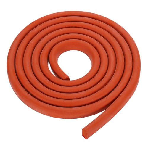 uxcell 6.56 ft Foam Backer Rod, 0.39" x 0.47" D-Shaped Solid Joint Filler, Foam Seal Strip for Caulk Saver, Rope Caulk Cement Crack Filler, Red - size: 6.56 ft x 0.39" x 0.47"