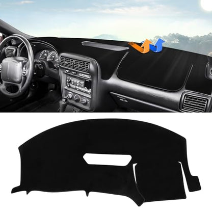 Autorder Dashboard Cover Mat for Chevy Chevrolet Camaro 1997 1998 1999 2000 2001 2002 Accessories Dash Cover Upgrade Velvet Dash Mat Sunshade Glare UV Rays Protector - size: 1997-2002 Camaro