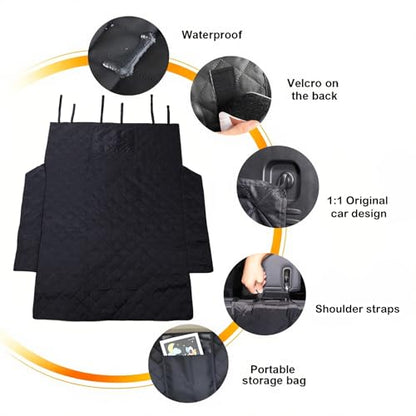 Cargo Mat Liner for Hummer EV Accessories All Weather Rear Trunk Floor Mat Protection for 2024 2025 2026 Hummer EV SUV Cargo Liner for Dogs Heavy Duty 3D Nonslip Waterproof (SUV/A)