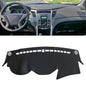 GXARTS Black Leather Dashboard Cover Mat Custom Compatible with Hyundai Sonata 2011 2012 2013 2014, Non-Slip Dash Carpet Dash Guard