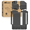Nilight TPE Floor Mats for Toyota Sienna 8 Seats 2021 2022 2023 2024 2025 All Weather Custom Fit Heavy Duty Floor Liners - color: 2021-2026 Toyota Sienna|8 Seat