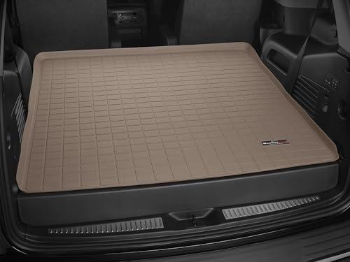 WeatherTech Cargo Trunk Liner for Cadillac Escalade, Tahoe - Behind 2nd Row (41710), Tan