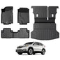 Floor Mats for Honda CRV 2012-2016, All Weather Floor Mats Trunk Cargo Liner with Backrest Protectors Accessories, Full Coverage Set (Not fit Touring/EX-L) - style: For Honda CR-V | 2012-2016