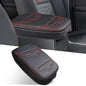 Center Console Cover for Nissan Frontier 2026 2025 2024 2023 2022 - [Upgraded] PU Leather Armrest Cushion Cover for Nissan Frontier Interior Accessories - Thick (Orange Stitches) - size: 1) 22+ |Froniter| Orange Stitch, +Thick Size