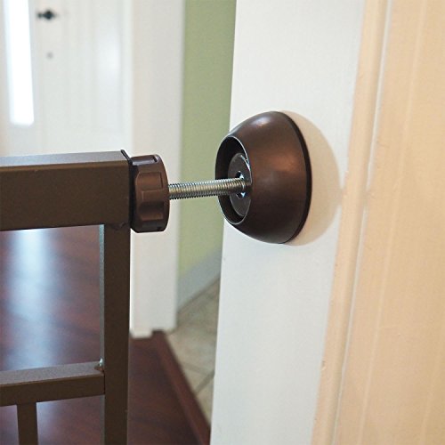 Small Wall Protector 4 Pack - Bronze - Cup Pads to Guard Your Walls from Pressure Mounted Baby Gates, Pet Gates, Safety Gates, Shower Curtain Rods, and More (4 Pack, Bronze) - color: Bronze
