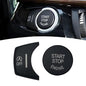 Black Start Stop Button Cover Compatible with BMW X3 F25 2011-2016,X4 F26 2014-2016,X5 F15 2014-2018,X6 F16 2015-2018,Engine Switch Button Trim Cover Compatible with BMW Accessories - color: Black Start Cover(For X5 X6)