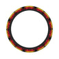 Butterfly Ghanaian Flag Universal Steering Wheel Cover Non-Slip Grip Floral Design for Cars/Trucks/Suvs (Fits 14.5"-15" Wheels)
