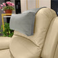 Non-Slip Head Pillow for Recliners - Neck Support Cushion with Velvet Cover for Pain Relief at Home, Office and Travel (Light Gray) - color: Light Gray