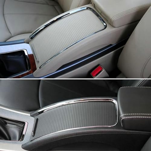 Car Center Console Cup Holder Trim Cover Strip Fit for Buick Lacrosse 2009-2013 1168639 Chrome ABS Central Water Cup Holder Frame Panel Armrest Organizer Storage Box Panel Trim Ring Replacement
