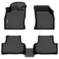 Binmotor-All Weather Floor Mats for 2015-2021 Volkswagen VW Golf/Golf Alltrack/Golf GTI/Golf R/Golf Sportwagen MK7,1st & 2nd Row Set,TPE Liners for Golf MK7 Accessories - style: 1) Car Mats for VW Golf MK7 (2015-2021)