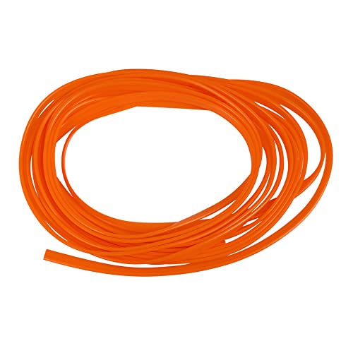 X AUTOHAUX Car Orange Interior Trim Strip Line Door Edge Seal Protector 5m 16.4ft - color: Orange