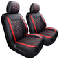 Tomatoman Tacoma Seat Covers Customized for 2005-2025 2026 Sport Extended SR V6 Pickup TRD, Waterproof Faux Leather Car Cushions(2 PCS Front, Black-Red) - color: 2 PCS Front/Black-Red