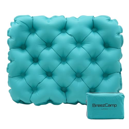 Inflatable Seat Cushion, Lightweight Stadium Seat Pad, Travel Air seat Cushion Anti-Slip for Airplane, Long Flight, Hiking, Climbing, Home and Camping,Peacock Blue - color: Peacock Blue