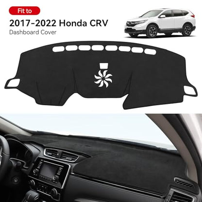 Dash Cover for Honda CRV 2022 2021 2020 2019 2018 2017 Hybrid (Include HEV) Accessories Flannel Dashboard Cover Dash Mat Center Console Cover Sunshield Protector Pad - size: for Honda 2017-2022 CRV