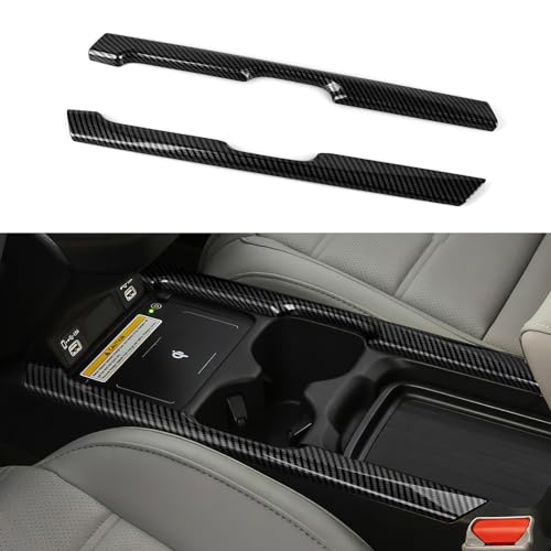 for Honda CR-V 2020 2021 2022 Accessories Cup Decor Cover Decals CRV ABS Carbon Fiber Stickers, B - color: 2020-2022 Cup Holder Strips