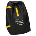 Car Seat Travel Bag Backpack for Air Travel - Karfast Universal Infant Carseat Gate Check Bag Cover for Airplane, Foldable with Pouch, Yellow
