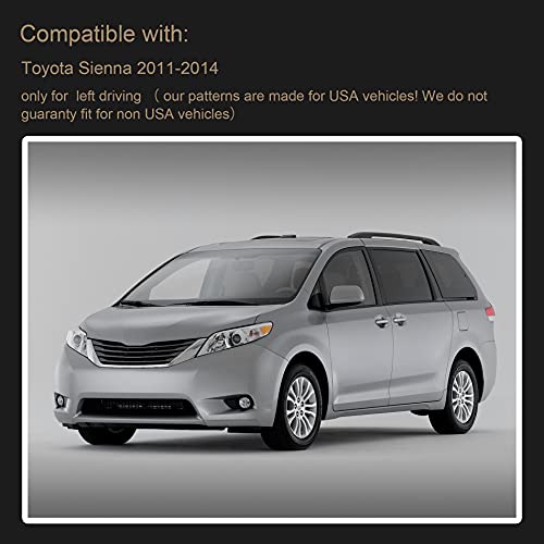 Dashboard Dash Board Cover Mat Carpet Compatible with Toyota Sienna 2011-2014 - style: Fit for 2011-2014 Toyota Sienna