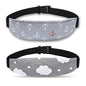 Carseat Head Support,Car seat Straps Pillow Support Ban,Stroller Neck Relief Strap Headrest,Slumber Sling Sleep Positioner (Gery Clouds+Anchor) - color: Gery-3