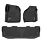 TPE Cargo Mats, Compatible with Ford F250 F350 Super Duty Crew Cab Models 1999-2007, 1st & 2nd Row 3PCS, All Weather Full Cover Protection, Black Interior Accessories - size: Fit Ford F250 F350 1999-2007 | Crew Cab | 3PCS