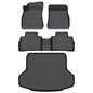 AIPOIL® Floor Mats & Cargo Liner Set for 2020-2025 Nissan Sentra All Weather Protection TPE Anti-Slip Automotive Full Set Custom Car Mats Accessories - Black - style: 23) For Sentra 2020-2025 Full Set