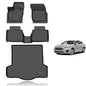 KELCSEECS® Floor Mats & Cargo Liner Custom for 2017 2018 2019 2020 Ford Fusion,All Weather Protection TPE Floor Liners Front & Rear Row Full Set Accessories Black - style: 33) For 2017-2020 Fusion Full Set