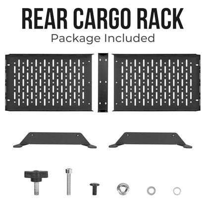 Rear Trunk Cargo Storage Racks for 2025 2026 Subaru Forester Accessories, Heavy Duty Trunk Cargo Basket Tray, Luggage Carrier Trunk Shelf (200 Lbs, Black)