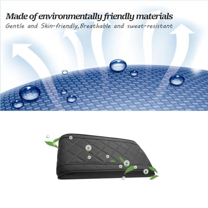SKTU 2024 2025 2026 Santa Fe Accessories Center Console Cover Compatible with 2024 2025 2026 Hyundai Santa Fe Armrest Cover Hyundai Santa Fe 2024 2025 2026 Accessories Center Console Cushion (Black) - color: 2024+ Santa Fe Black