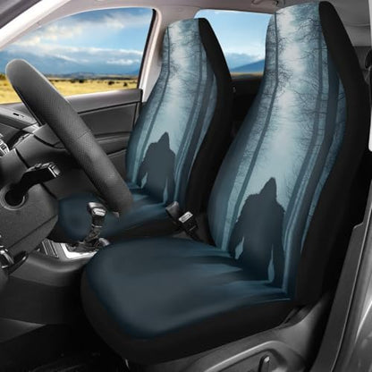 Pehede Car Seat Cover Mysterious Monster Front for Cars, Easy to Install Cover Set, Accessories Auto Trucks Van SUV,2 Packs - color: Multi22