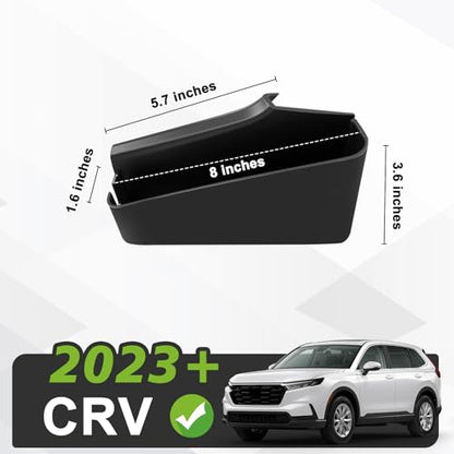 Console Organizer Compatible with 2023-2025 2026 Honda CR-V Accessories CRV Center Console Shifter Storage Box ABS Side Organizer with Anti-Slip Mats & Stronger Tape (Only Passenger Side)