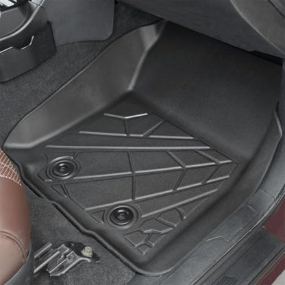 KARPAL Floor Mats Fit for Toyota Tacoma 2016-2023 Double Cab (Only Fit Automatic), Custom Fit All Weather TPE Floor Liners, 1st & 2nd Row Mat, Tacoma Accessories - style: 2016-2023 | For Toyota Tacoma Double Cab | 1st & 2nd Row