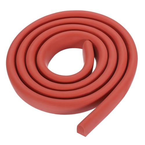 uxcell 3.28 ft Foam Backer Rod, 0.31" x 0.59" D-Shaped Solid Joint Filler, Foam Seal Strip for Caulk Saver, Rope Caulk Cement Crack Filler, Red - size: 3.28 ft x 0.31" x 0.59"