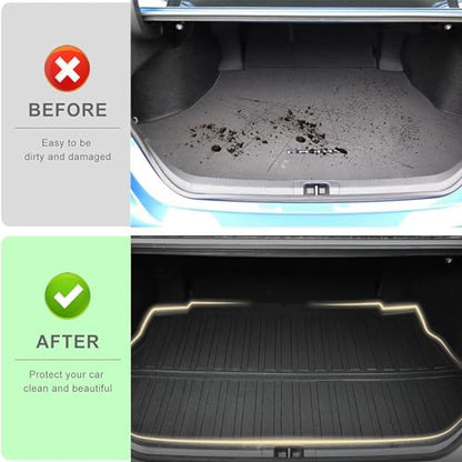 Original 2018-2025 Camry Cargo Liner for Toyota Camry All Model - Custom Fit All Weather TPE Trunk Mat - 100% Protection - 3D Shaped Laser Measured Cargo Mat for Toyota Camry/Camry Hybrid 2018-2025 - style: (1)Toyota Camry 2018-2025 Cargo Liner