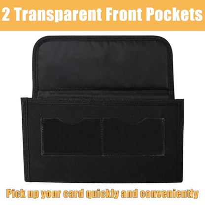 Vehicle Glove Box Organizer Large Capacity Car Registration and Insurance Holder for Car Documents License Cards with 13 Pocket Expanding File Folder 2 Cards Pockets
