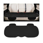 Car Back Seat Cover, Anti-Slip Long Vehicle Rear Bench Protectors with Storage Pocket, Breathable Comfortable Auto Interior Seating Bottom Protection Accessories, Universal Fit (Black)