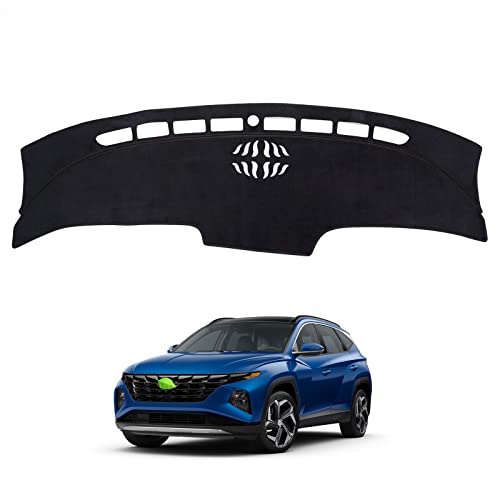Autorder Dashboard Cover Mat for Hyundai Tucson 2022 2023 2024 Accessories Dash Cover Flannel Dash Mat Sunshade Glare UV Rays Protector(Only Fit 10.25 inch Digital Cluster,not fit 4.2 inch) - size: 2022-2024 Tucson with 10.25 inch Digital Cluster