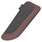 Alcantane Elbow Rest: Memory Foam Support for Car Legs and Knee, Anti-Fatigue - color: Brown left hand pad
