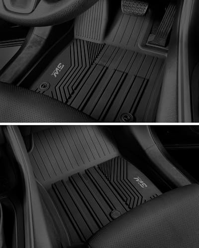 3W Floor Mats Fit Toyota RAV4 2019-2024 2025 (Not for Hybrid or Prime), TPE All Weather Custom Fit Floor Liner for Toyota RAV 4 LE/XLE/Limited/TRD/Adventure Car Mats, Black - size: 2. Toyota RAV4|19-25|Floor Mats